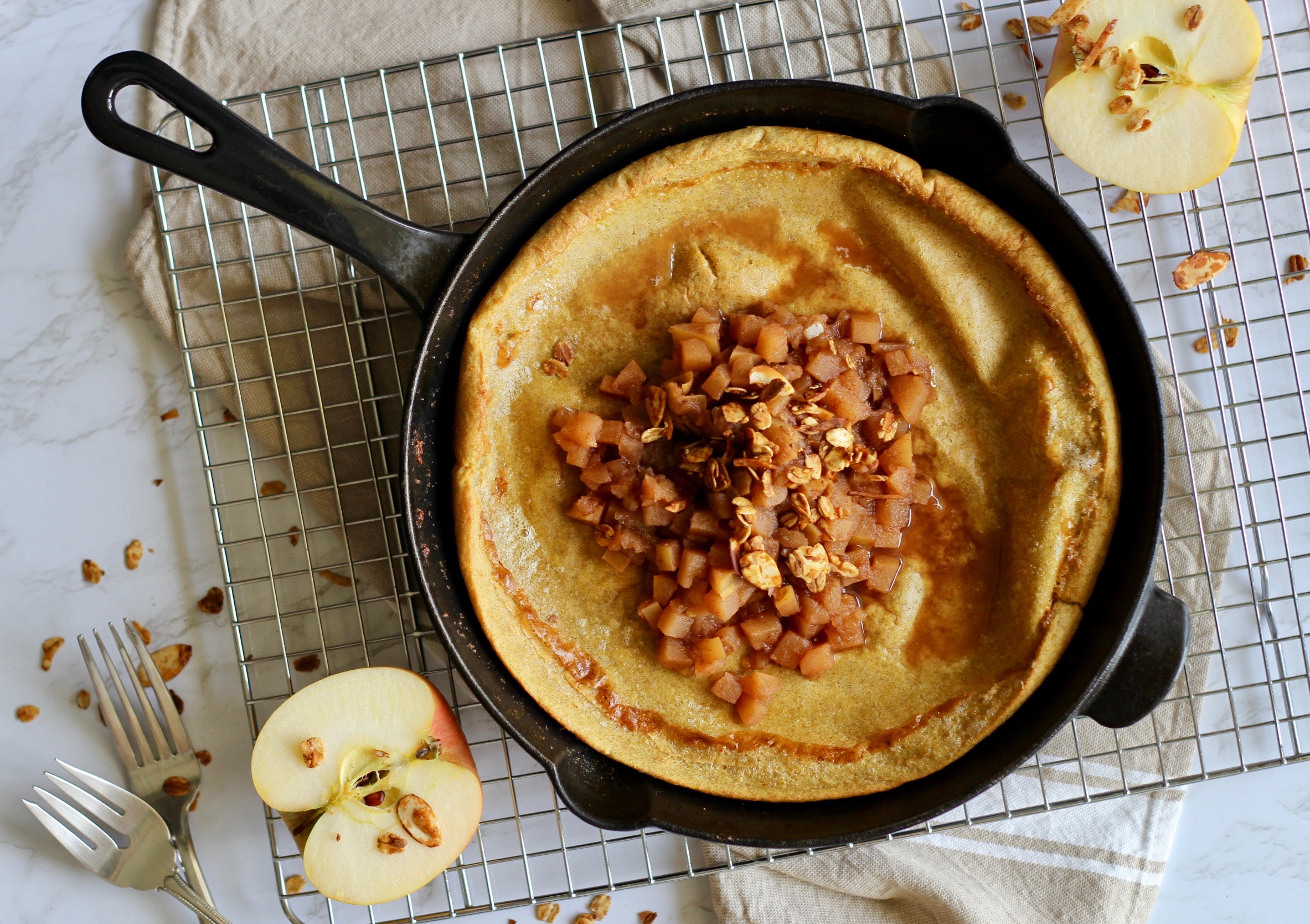 Pumpkin Spice Dutch Baby Pancake Thyme For Honey